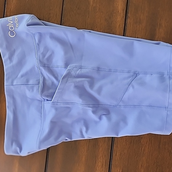 CALVIN KLEIN Performance, NWOT, Medium, Biker Shorts, Periwinkle - Picture 6 of 9
